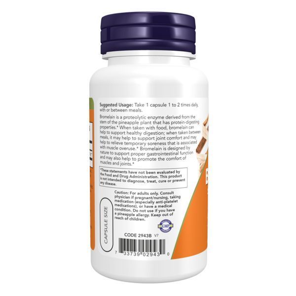 Bromelain 500mg - 60 vcaps 2022-10-2607 фото