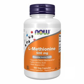 L-Methionine 500mg - 100 caps 2022-09-1170 фото