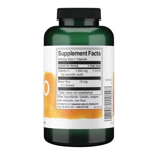 Vitamin C 1000mg - 90 caps 2022-10-1809 фото