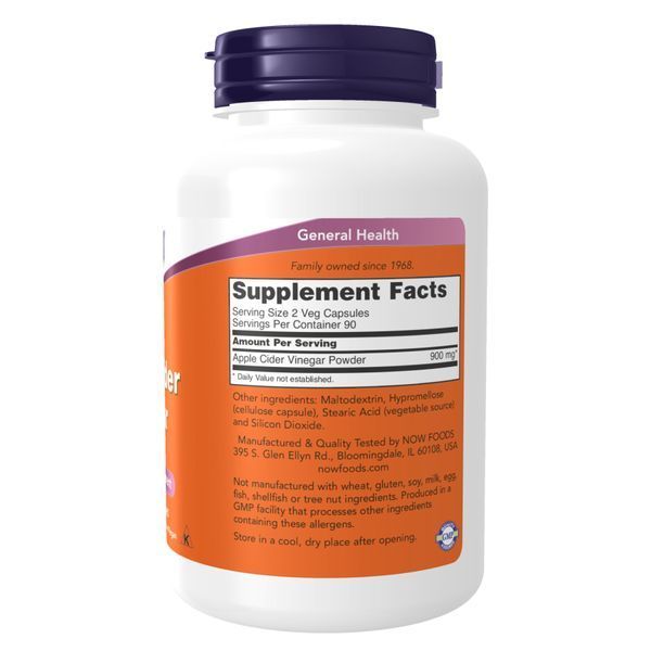 Apple Cider Vinegar 450 mg - 180 vcaps 2022-10-0700 фото