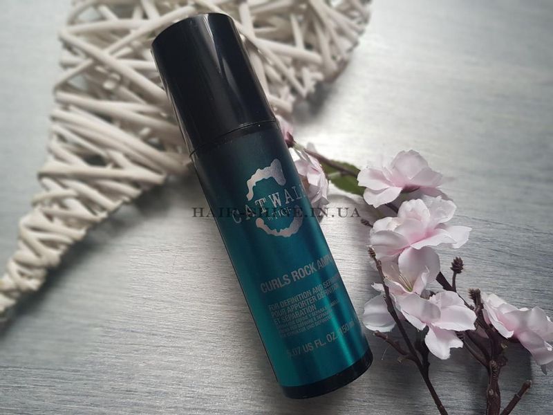 Крем для поділу і поліпшення текстури волосся Tigi Catwalk Curlesque Curls Rock Amplifier 150 ml 615908421606 фото