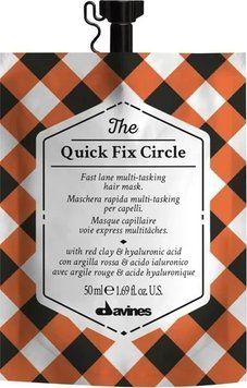 Маска для миттєвого зволоження і розгладження структури волосся Davines Quick Fix Circle Hair Mask 50 мл 8004608258216 фото