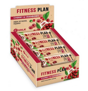 Fitness Plan Muesli Bar - 30x30g Cherry Cranberry 100-23-2169198-20 фото