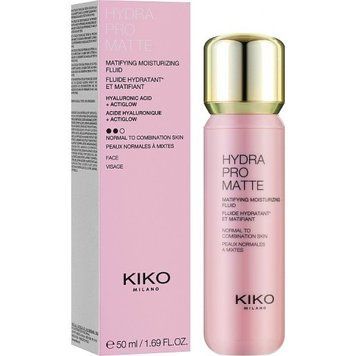 Зволожувальний матувальний флюїд для обличчя Kiko Milano Hydra Pro Matte Moisturising Fluid 8059385028965 фото