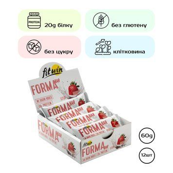 Forma Bar - 12x60g Strawberry yogurt 2022-10-1740 фото