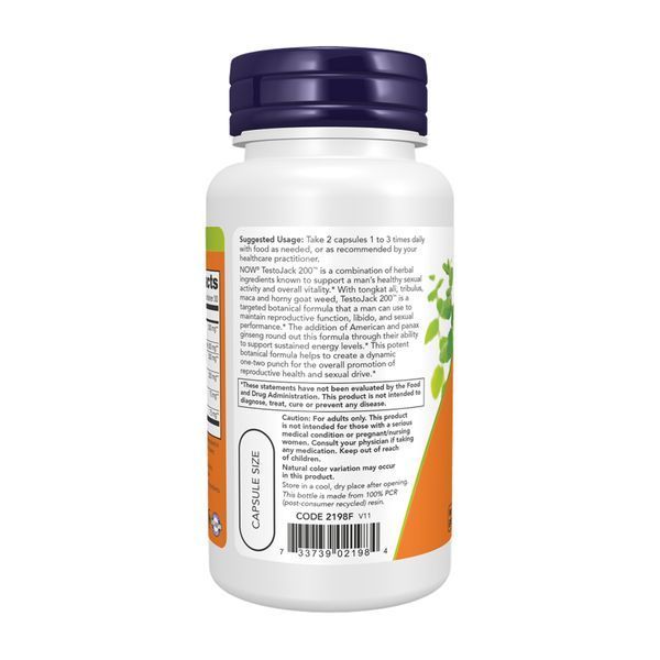 TestoJack 200&trade; - 60 vcaps 2023-10-5396 фото