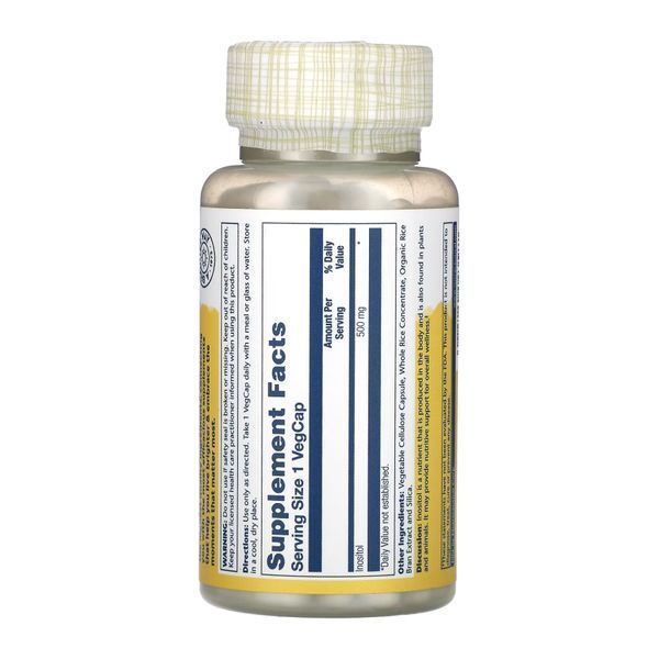 Inositol 500mg - 100 caps 2023-10-3425 фото