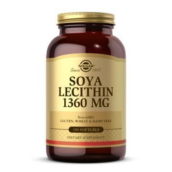 Lecithin 1360mg - 100 softgels 100-37-6765329-20 фото