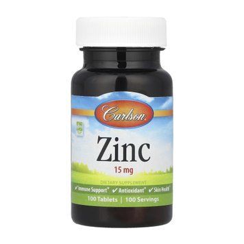 Zinc 15mg - 100 tabs 2023-10-4567 фото