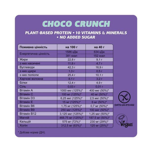 Fizi Mood Booster - 24x40g Choco Crunch 2023-10-3912 фото