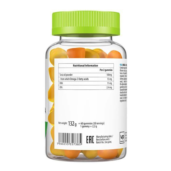 Omega 3 + DHA 60 gummies 2023-10-4255 фото