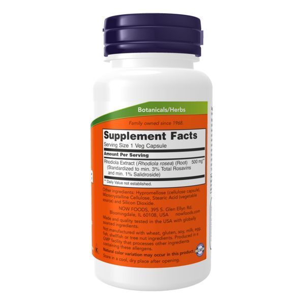 Rhodiola 500mg Extract 3% - 60 vcaps 2022-10-1654 фото