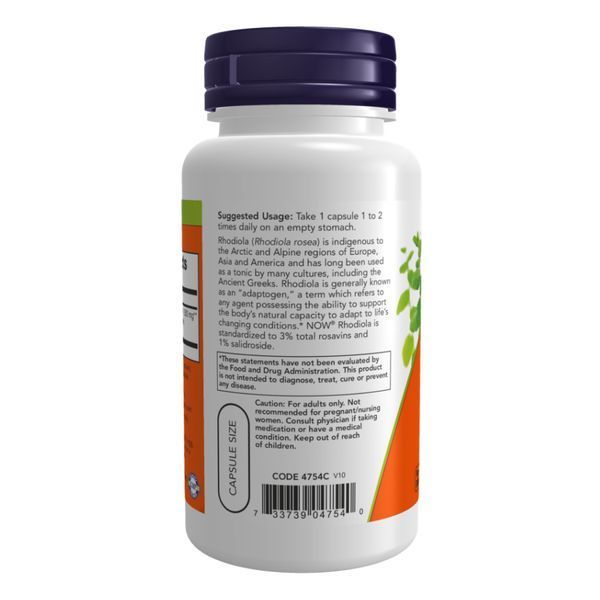Rhodiola 500mg Extract 3% - 60 vcaps 2022-10-1654 фото