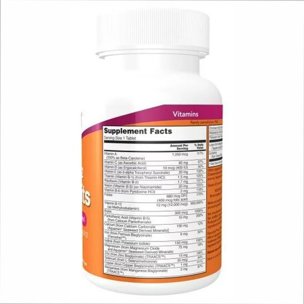 Mega B-12 Daily Vits Multi - 60 tabs 2022-10-0703 фото