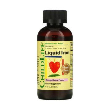 Liquid Iron - 118 ml (4 fl oz) Natural Berry (Повреждена банка) 2023-10-5609 фото