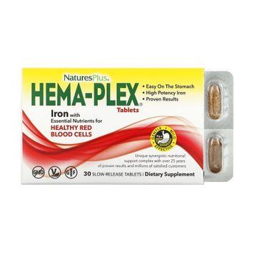 Hema-Plex - 30 tabs (blister) (Пошкоджена упаковка) 2023-10-3399 фото
