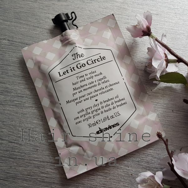 Маска для відновлення водного балансу волосся і шкіри голови Davines The Let It Go Circle Mask 50 мл 992176773 фото