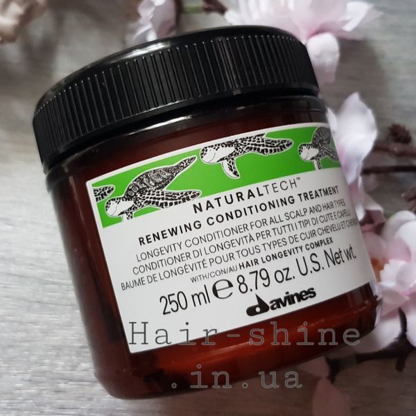 Кондиціонер проти старіння шкіри голови та волосся Davines Natural Tech Renewing Conditioning Treatment 250 мл 8004608255116 фото