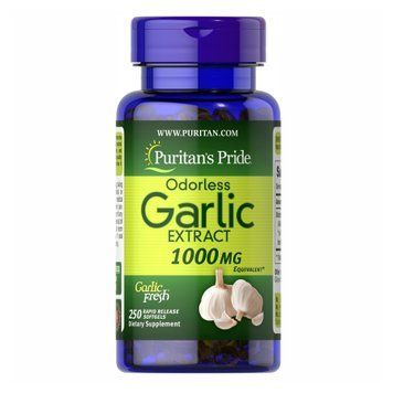 Odorless Garlic 1000 mg - 250 softgels 100-65-6489456-20 фото