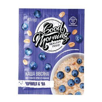 Good Morning Oatmeal - 30х40g Blueberry Chia seed 100-61-7924208-20 фото