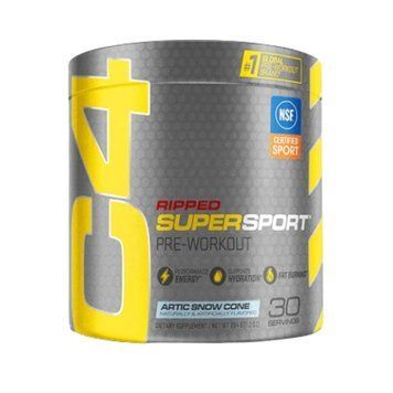 C4 Pre Workout Super Sport - 204g Arctic Snow Cone 2022-10-1830 фото