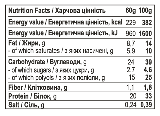 Protein Bar - 60g Caramel Cream (Поштучно) 2023-10-2107 фото