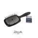 Гребінець для волосся Janeke Superbrush Carbon Line (чорний карбон) 8006060445241 фото 2
