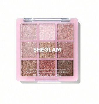 Палетка тіней для повік SHEGLAM Glimmer & Gleam 9-Pan Eyeshadow Palette 6970801980570 фото