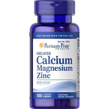 Calcium Magnesium Zinc - 100caps 100-82-7107359-20 фото