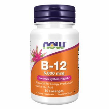 B-12 5000mcg + Folic - 60 lozenges 2022-10-1429 фото