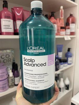 Шампунь для чутливої шкіри голови L'Oreal Expert Scalp Advanced 1500 мл 3474637090517 фото
