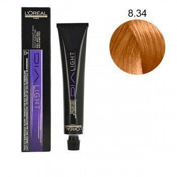 Фарба L'oreal Professionnel Dia Light 8,34 Світлий блондин золотисто-мідний 50 мл 3474637004361 фото