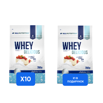 Whey Delicious - 700g x10 +x1 Whey Delicious - 700g в подарунок! promo_Whey_Delicious фото