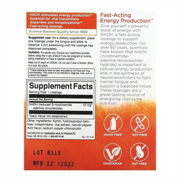 NADH 10mg - 30tab 2022-09-0214 фото