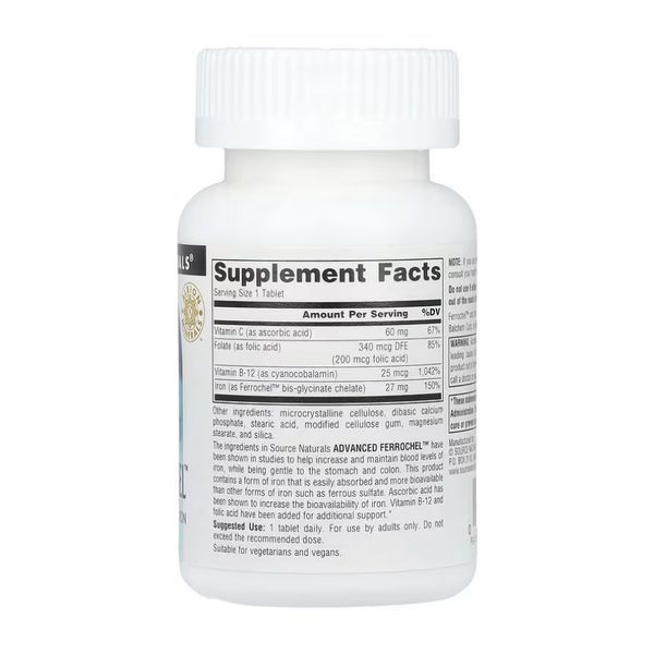 Advanced Ferrochel&trade; 27mg - 90 tabs 2023-10-4623 фото