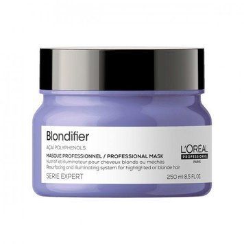 Маска-блиск для волосся, що відновлює L'Oreal Professionnel Blondifier mask 250 мл 3474636976034 фото