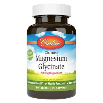 Chelated Magnesium Glycinate - 90 tabs 2022-10-2508 фото