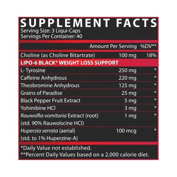 Lipo-6 Black - 120 caps 2022-10-1752 фото