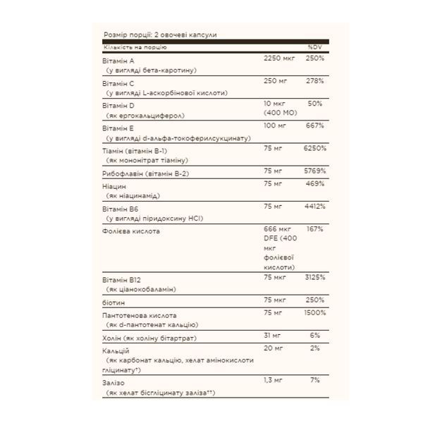 Formula VM-75&reg; - 60 vcaps 2023-10-3692 фото