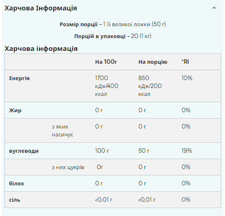 Maltodextrin - 2500g Unflavoured (До 11.25) 2023-10-5685 фото