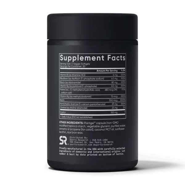Vitamin B-Complex - 60 softgels 2023-10-4011 фото