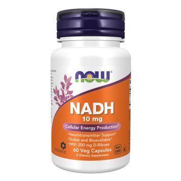 NADH 10mg With 200mg Ribose - 60 vcaps 2022-10-2619 фото