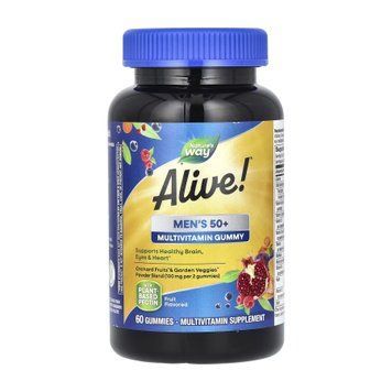 Alive!&reg; Men's 50+ Multi Gummy - 60 gummies 2023-10-2170 фото