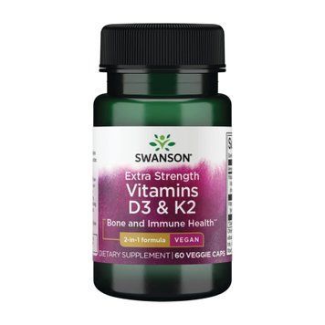 Extra Strength D3 & K2 5000 Iu & 100mcg - 60 vcaps (До 09.25) 2023-10-47485 фото