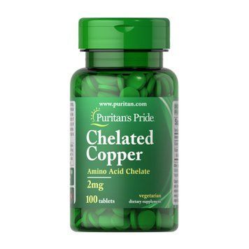 Copper Chelate 2mg - 100tab 2022-09-0717 фото