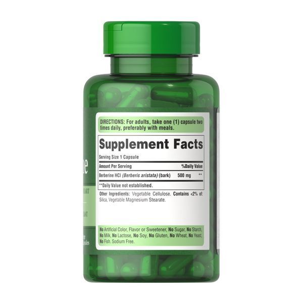 Berberine 500mg - 60 caps 2023-10-4577 фото