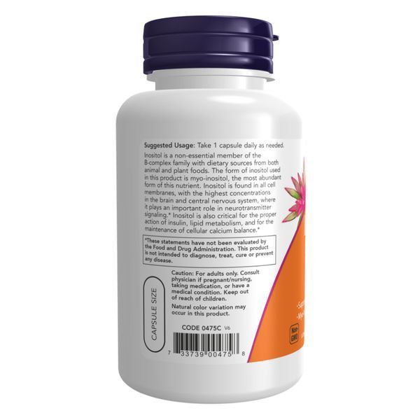 Inositol 500mg - 100caps 100-74-1287282-20 фото
