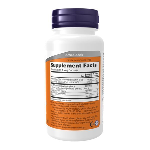 5-HTP 200mg - 120 vcaps 2022-10-0653 фото