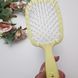 Гребінець для волосся Janeke Superbrush The Original Italian Yellow Жовто-біла 8006060607601 фото 1