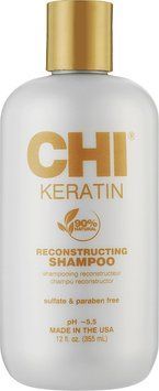 Відновлюючий кератиновий шампунь CHI Keratin Reconstructing Shampoo 355 ml 633911728857 фото